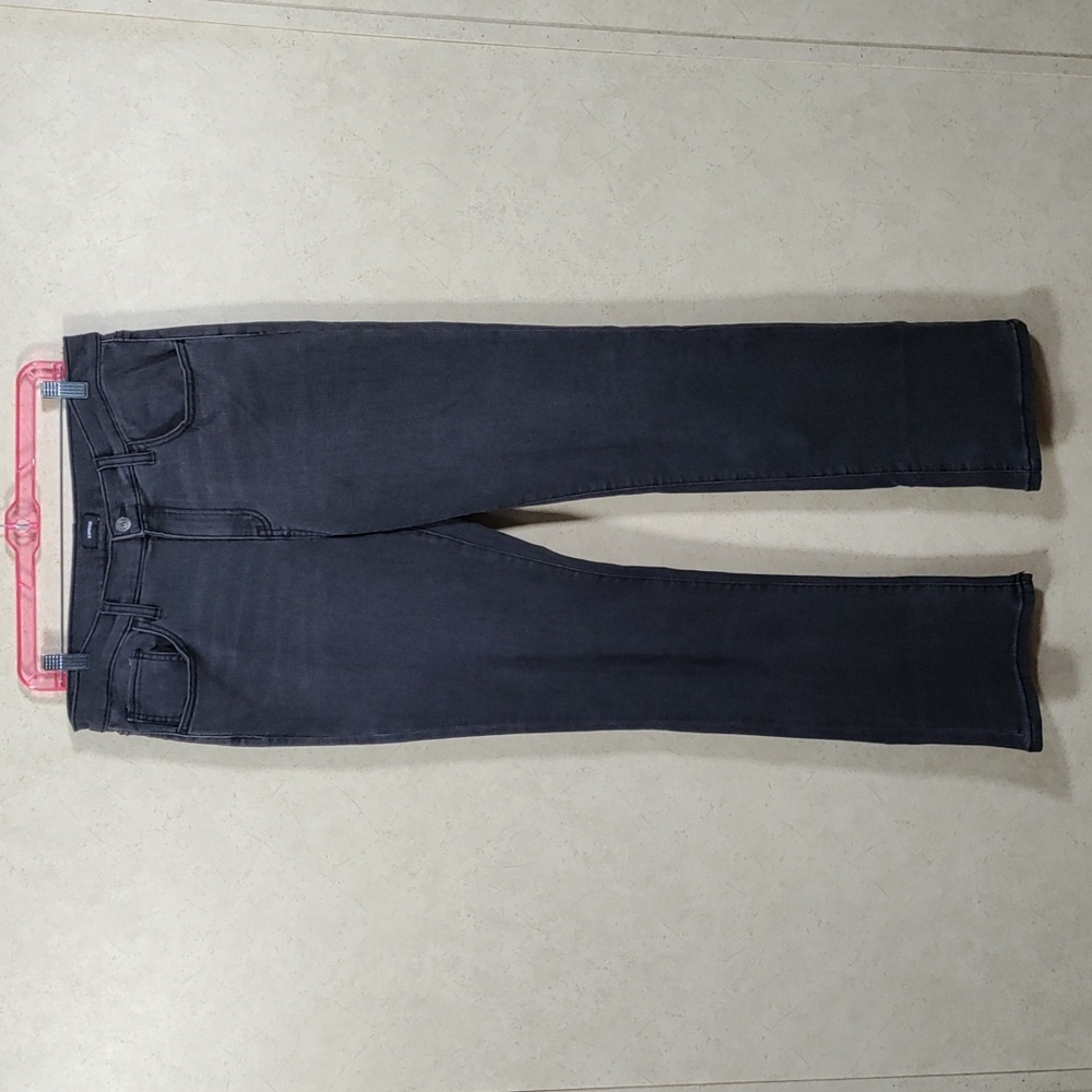 5090 Express black stretch distressed 5 pocket jeans 14